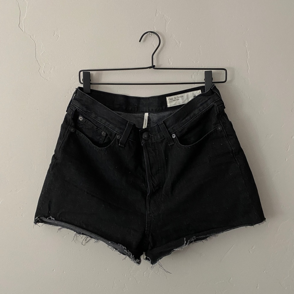 Rag & Bone Maya High Rise Shorts black